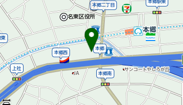 NPC24H上社第1パーキングの地図画像