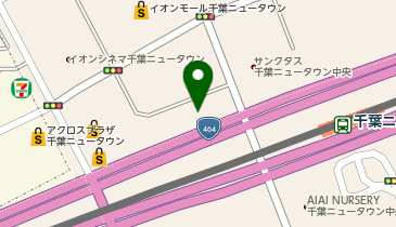NPC24H千葉ニュータウン中央駅前第3パーキングの地図画像