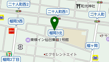 【予約制】リパーク toppi! 仙台市宮城野区榴ケ岡102-5の地図画像