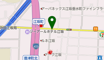 【予約制】リパーク toppi! 吹田市江坂町1丁目4番3の地図画像