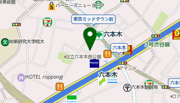 【予約制】リパーク toppi! レム六本木駐車場の地図画像