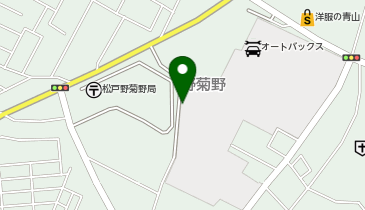 【予約制】タイムズのB 松戸南部市場第2パーキングの地図画像