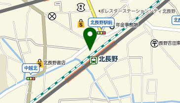 【予約制】タイムズのB タイムズ北長野駅前駐車場の地図画像