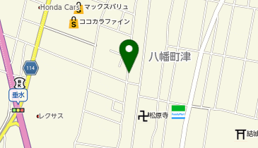 【予約制】タイムズのB 八幡町津51西駐車場の地図画像