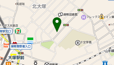 【予約制】タイムズのB 北大塚1丁目駐車場の地図画像