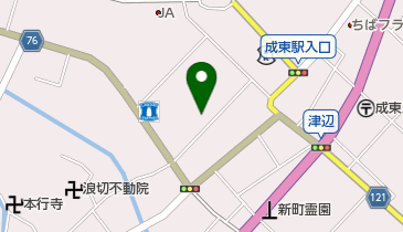 スペースECO 成東駅前の地図画像