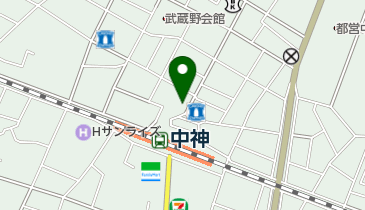スペースECO 中神駅前第1の地図画像