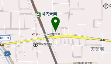 チケパ 河内天美駅前第2の地図画像