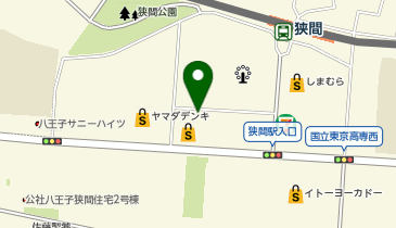 PP 狭間駅前第1の地図画像