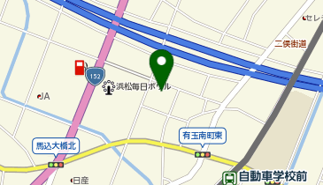 PP 東名浜松北バス停前第1の地図画像