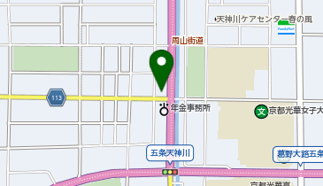 くるっとパーク西京極北大入町駐車場の地図画像