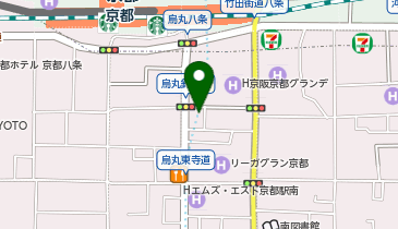 くるっとパーク京都駅八条口駐車場の地図画像