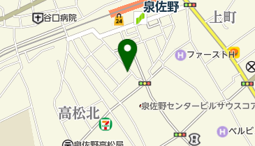 アップルパーク泉佐野駅前第1の地図画像