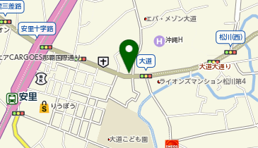 アップルパーク那覇市大道第1の地図画像