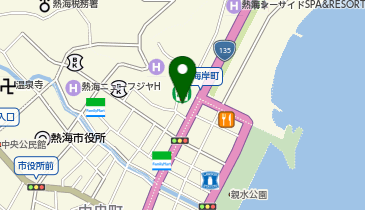 アップルパーク熱海サンビーチ前駐車場の地図画像
