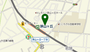 アップルパーク狭山ヶ丘駅前駐車場・駐輪場の地図画像