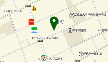 アップルパーク四番町第1の地図画像