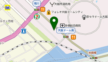 アップルパーク京セラドーム前駐車場第1の地図画像