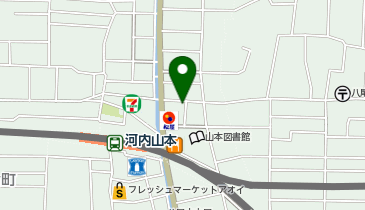 アップルパーク八尾市山本町1丁目第1の地図画像