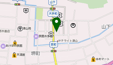 アップルパーク津山市大手町第1の地図画像