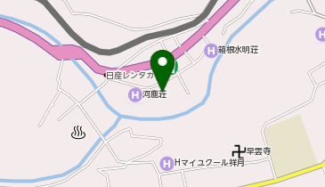 アップルパーク箱根湯本駅前第1の地図画像