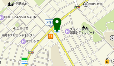 アップルパークファミリーマート久米西武門店駐車場の地図画像