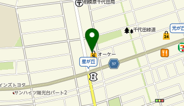 アップルパークオーケー相模原店の地図画像