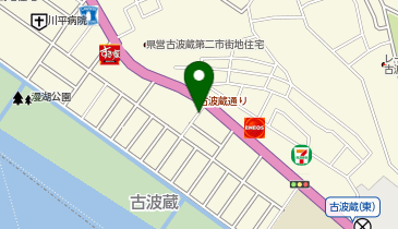 アップルパークダイソー古波蔵りうぼう店駐車場の地図画像