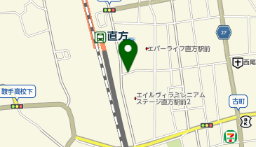 アップルパークドラッグセイムス直方駅東口店の地図画像