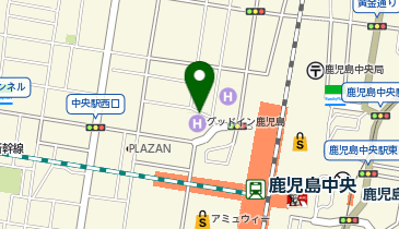 アップルパークスマイルホテル鹿児島中央駅前駐車場の地図画像
