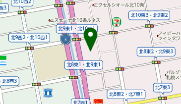 アップルパーク東区北9条東1丁目第1の地図画像