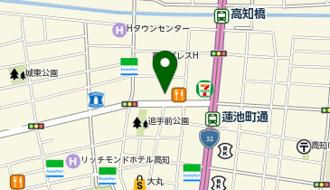 おクルマパークダイセイ 追手筋第2の地図画像