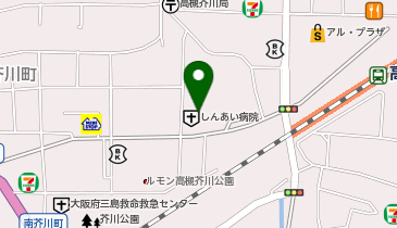APパーク高槻の地図画像