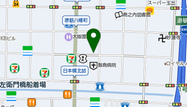 APパーク島之内の地図画像