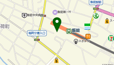 西武スマイルパーク飯能駅南口第1の地図画像