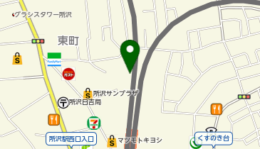 西武スマイルパーク西友所沢駅前店の地図画像