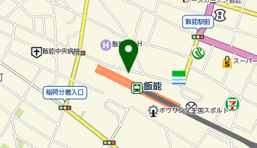 西武スマイルパーク飯能駅北口の地図画像