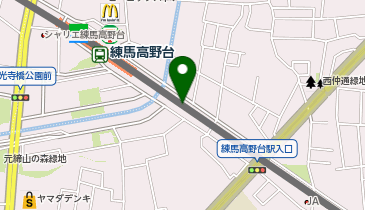 西武スマイルパーク練馬高野台駅第1の地図画像