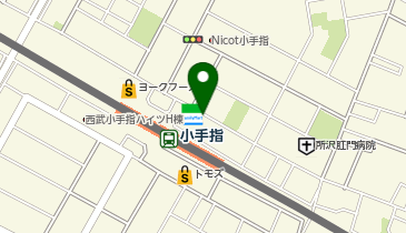 西武スマイルパーク小手指駅北口の地図画像
