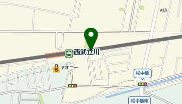 西武スマイルパーク西武立川駅南口第5の地図画像