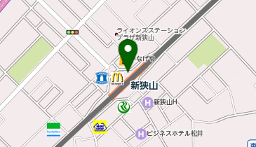 西武スマイルパーク新狭山駅北口の地図画像
