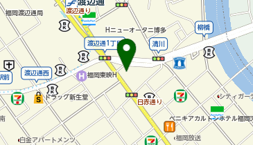 セイワパーク渡辺通(駐輪場)の地図画像