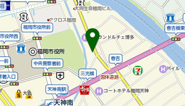 セイワパーク西中洲の地図画像