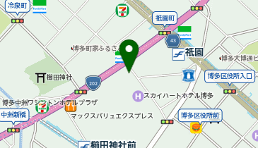 三好屋駐車場 セイワパーク祇園の地図画像