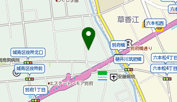 セイワパーク別府の地図画像
