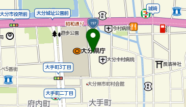 セイワパーク大分県庁前駐車場の地図画像