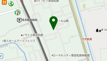 SANパーク草加栄町1の地図画像