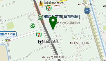 SANパーク草加栄町2の地図画像