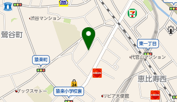 SANパーク渋谷猿楽町1の地図画像