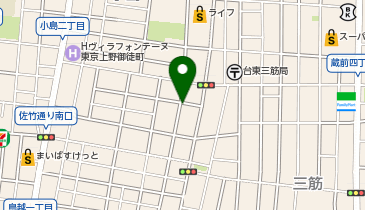 SANパーク台東小島1の地図画像